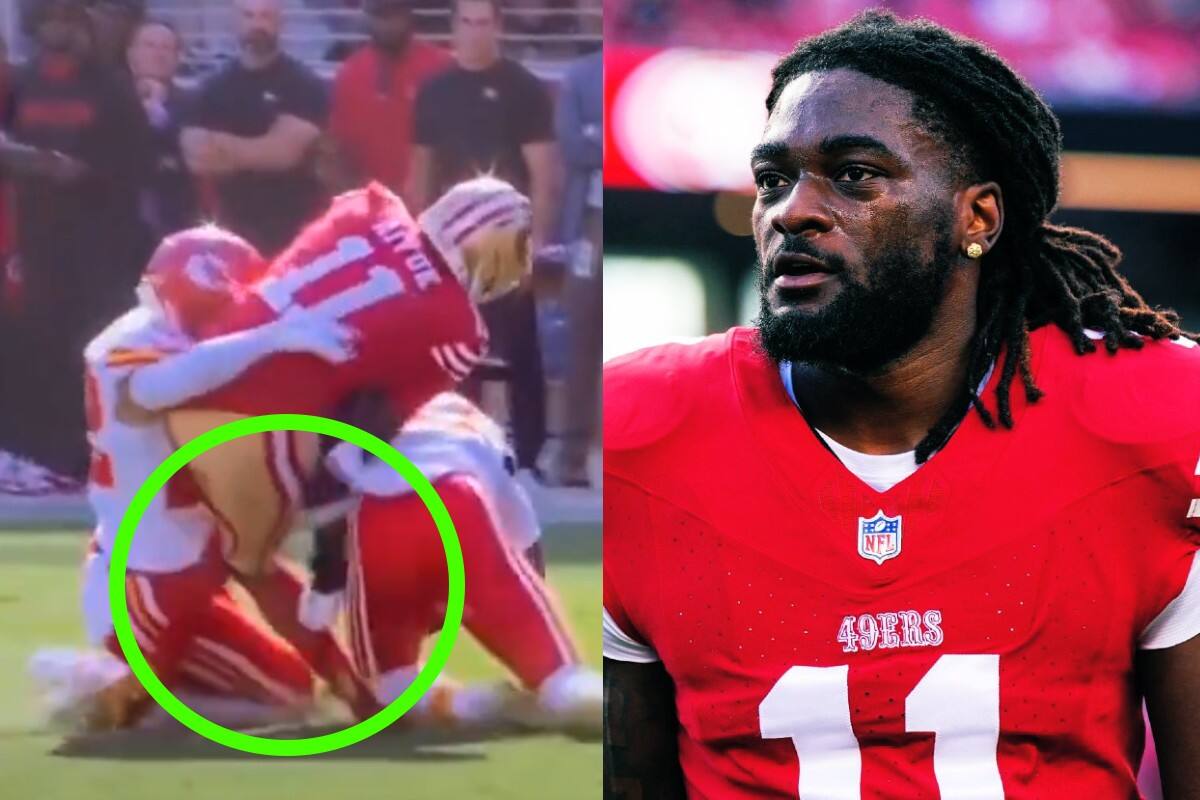 ¡Adiós a la temporada! Esta dura lesión dejará fuera al receptor de los 49ers el resto de la campaña