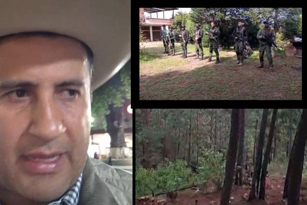 Alcalde de Uruapan revela con VIDEO campo de entrenamiento paramilitar con presencia de colombianos y venezolanos; hizo un llamado a Sheinbaum
