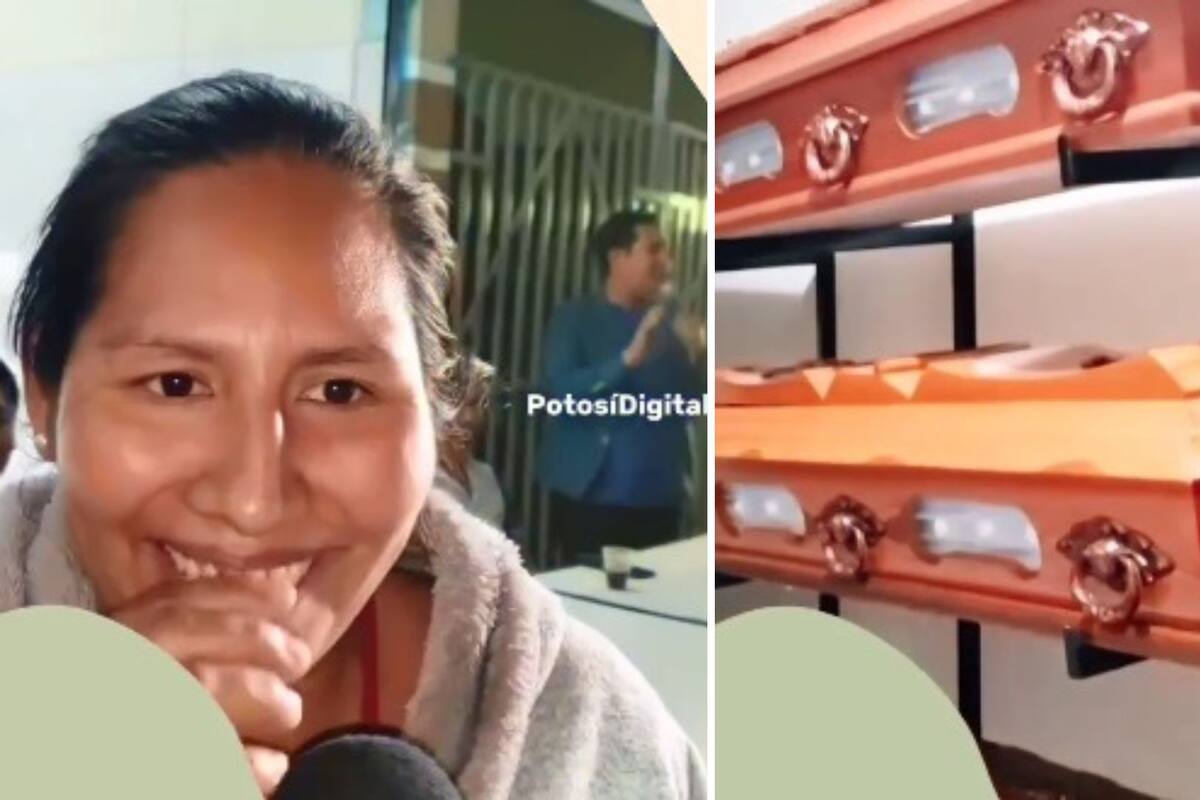 Mujer gana por primera vez en un concurso y el premio era un ataúd