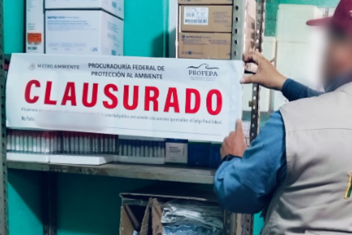 Profepa clausura en Hidalgo área de almacén de empresa Rancho Chelita por incumplir manejo de residuos biológico-infecciosos