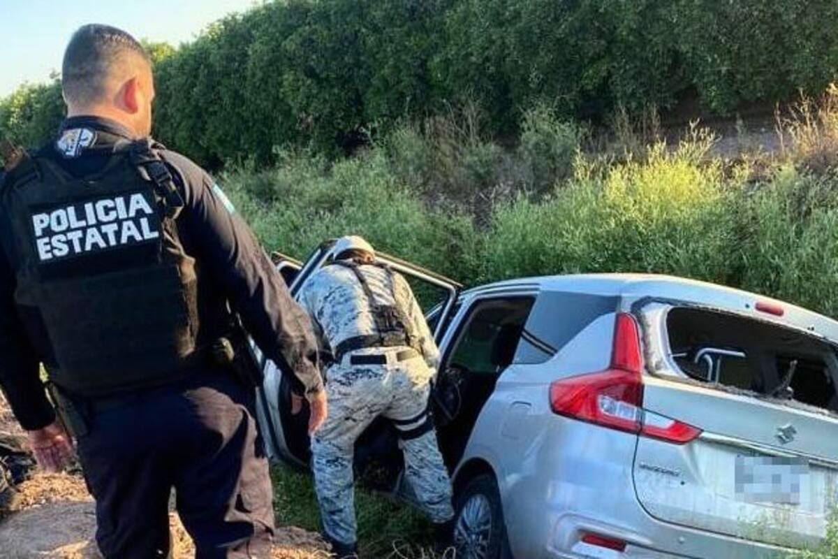 Bácum: Detienen a 5 personas armadas en un vehículo robado