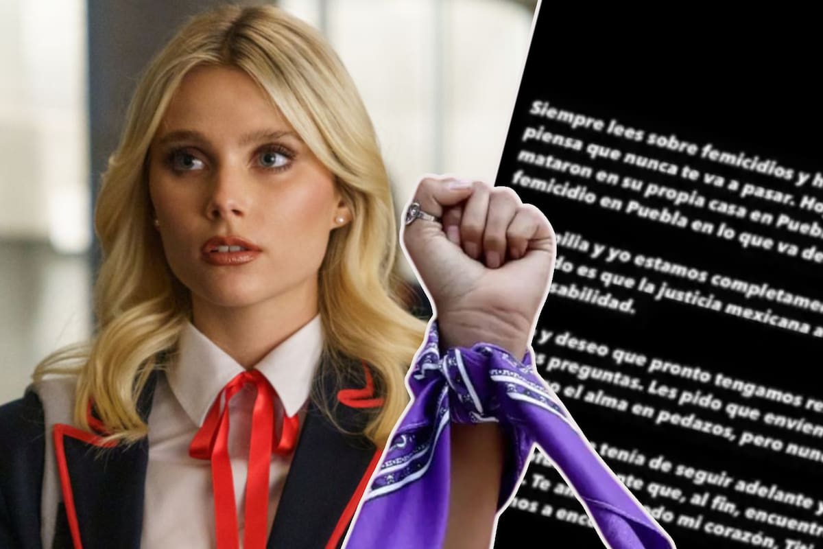 Valentina Zenere, actriz de “Élite” denuncia el feminicidio de su tía en Puebla