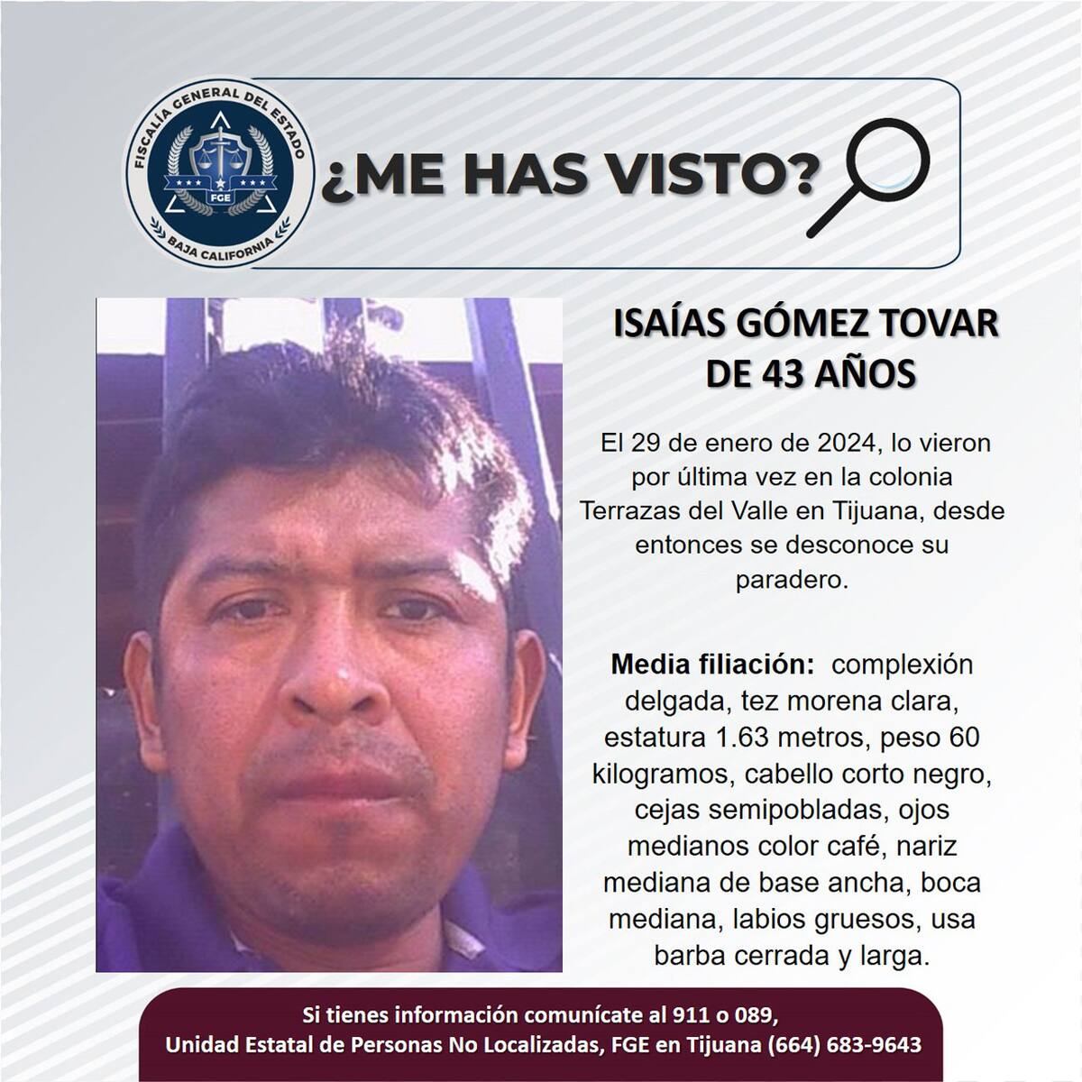 Pesquisa de Isaías Gómez Tovar.