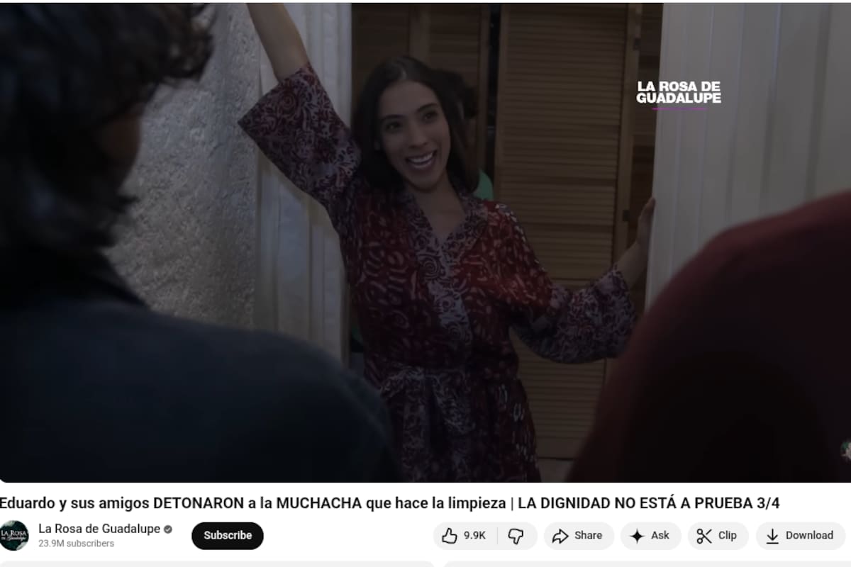 La Rosa de Guadalupe desata confusión en redes tras titular un reciente capítulo como: “Eduardo y sus amigos DETONARON a la MUCHACHA que hace la limpieza”