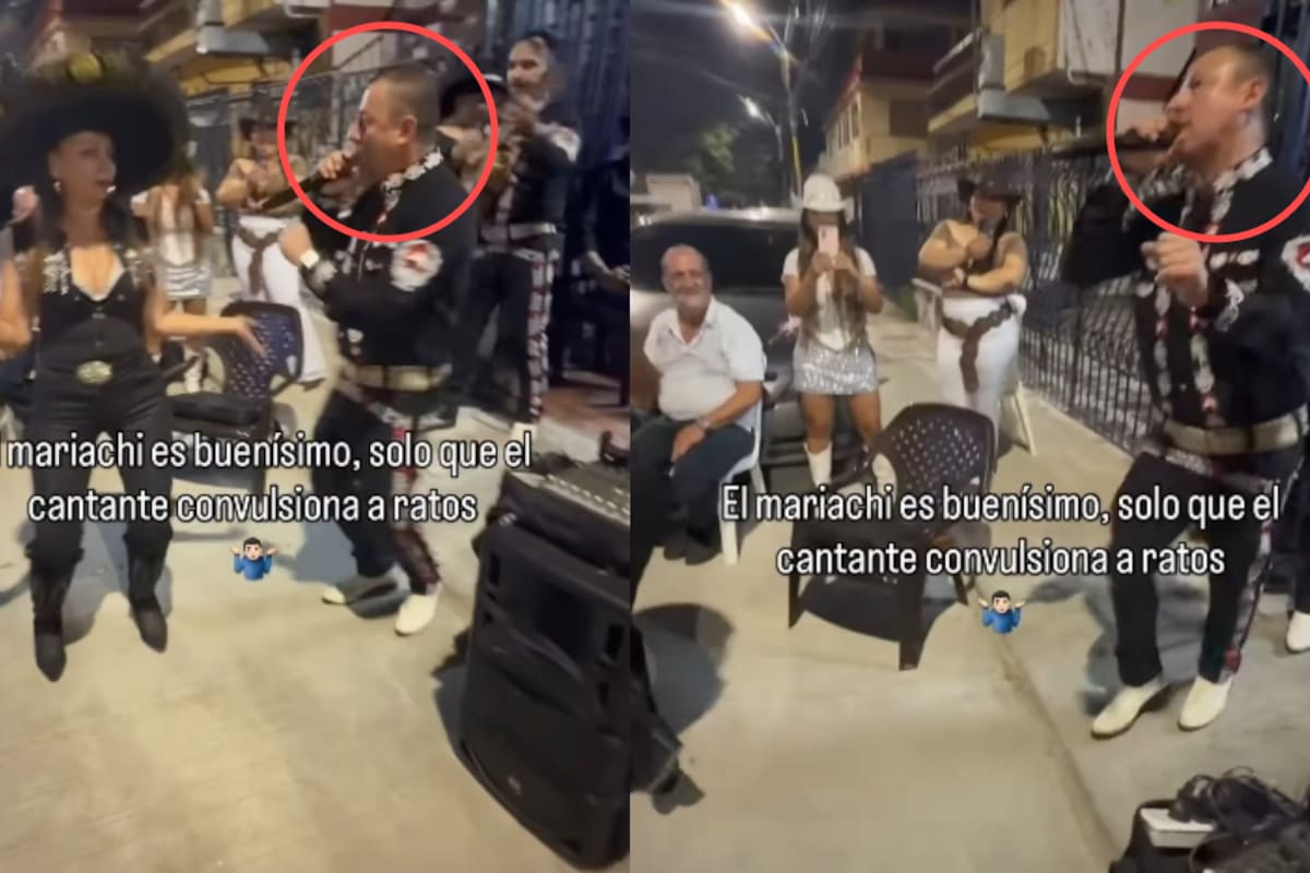 “Estaba aburrida y este hombre me sacó la risa”: mariachi se vuelve viral por sus peculiares pasos de baile