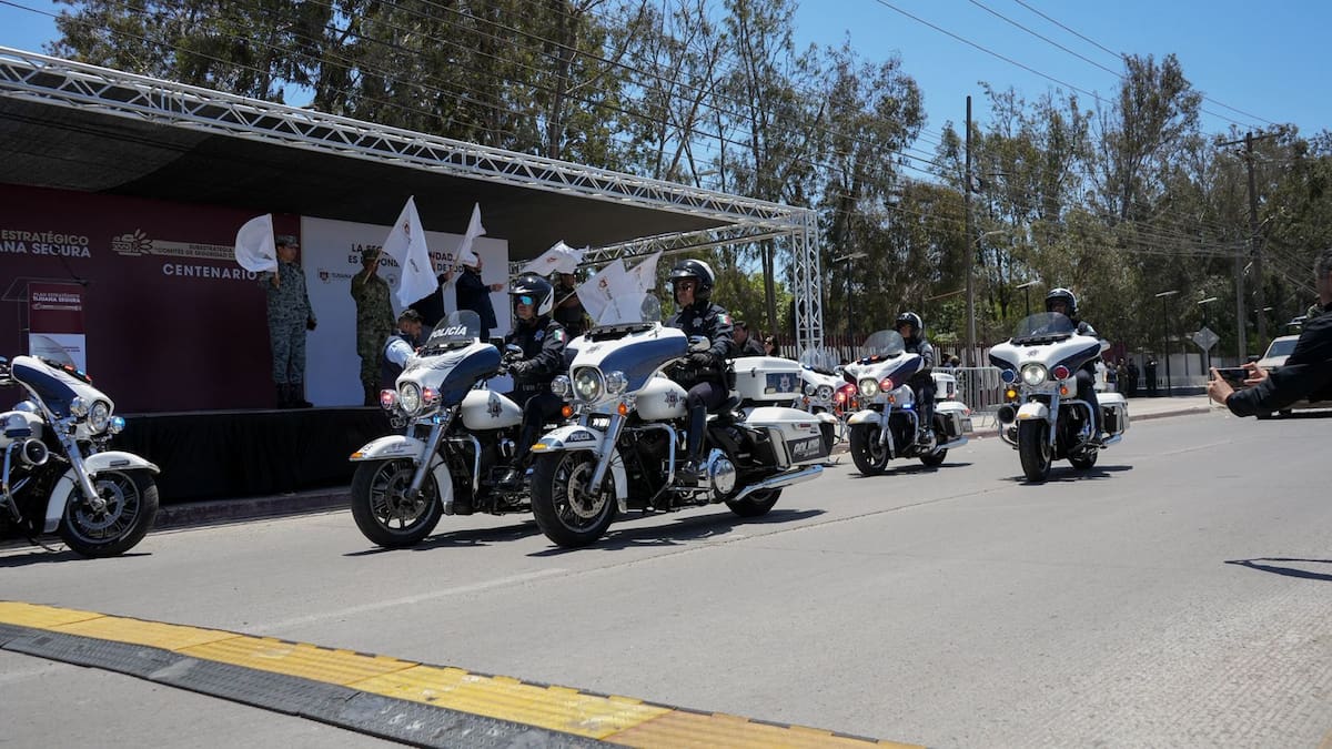 El despliegue reúne a corporaciones de los tres órdenes de gobierno y áreas especializadas de seguridad y emergencia en Tijuana. Foto: Cortesía