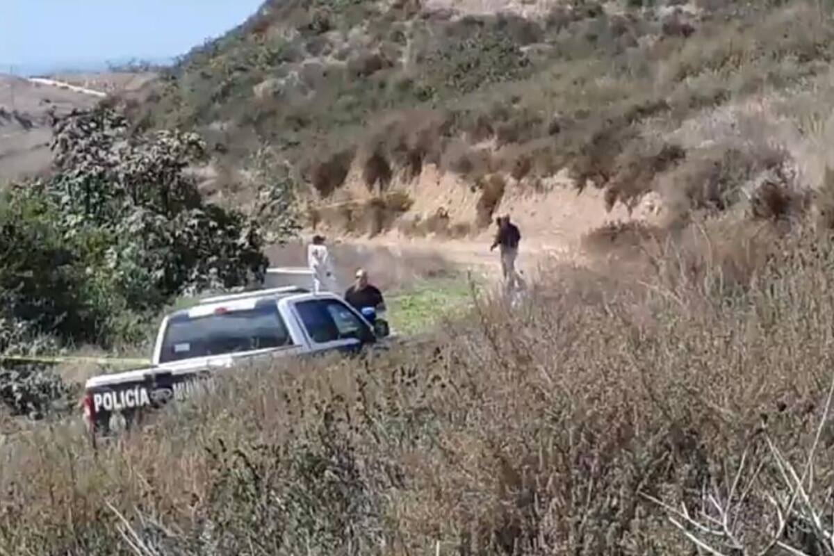 Encuentran osamenta en camino vecinal de Rosarito