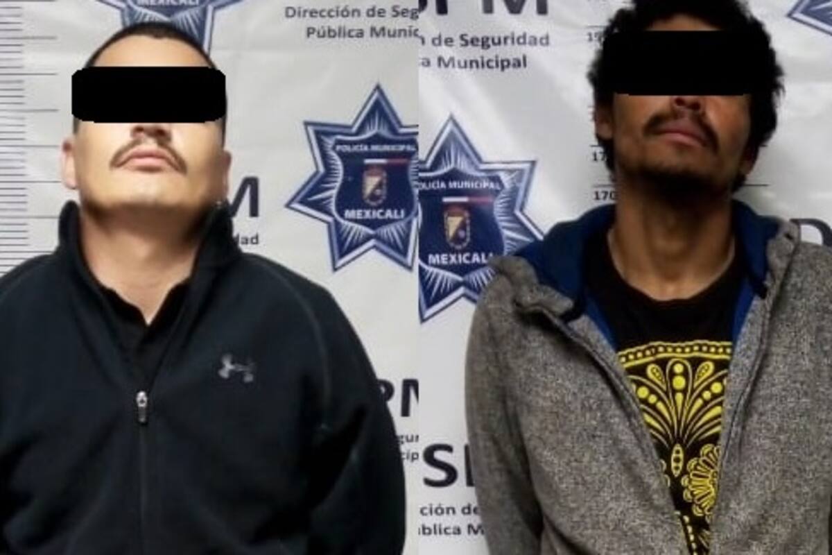 Arrestan a dos cortando el cerco fronterizo en Mexicali