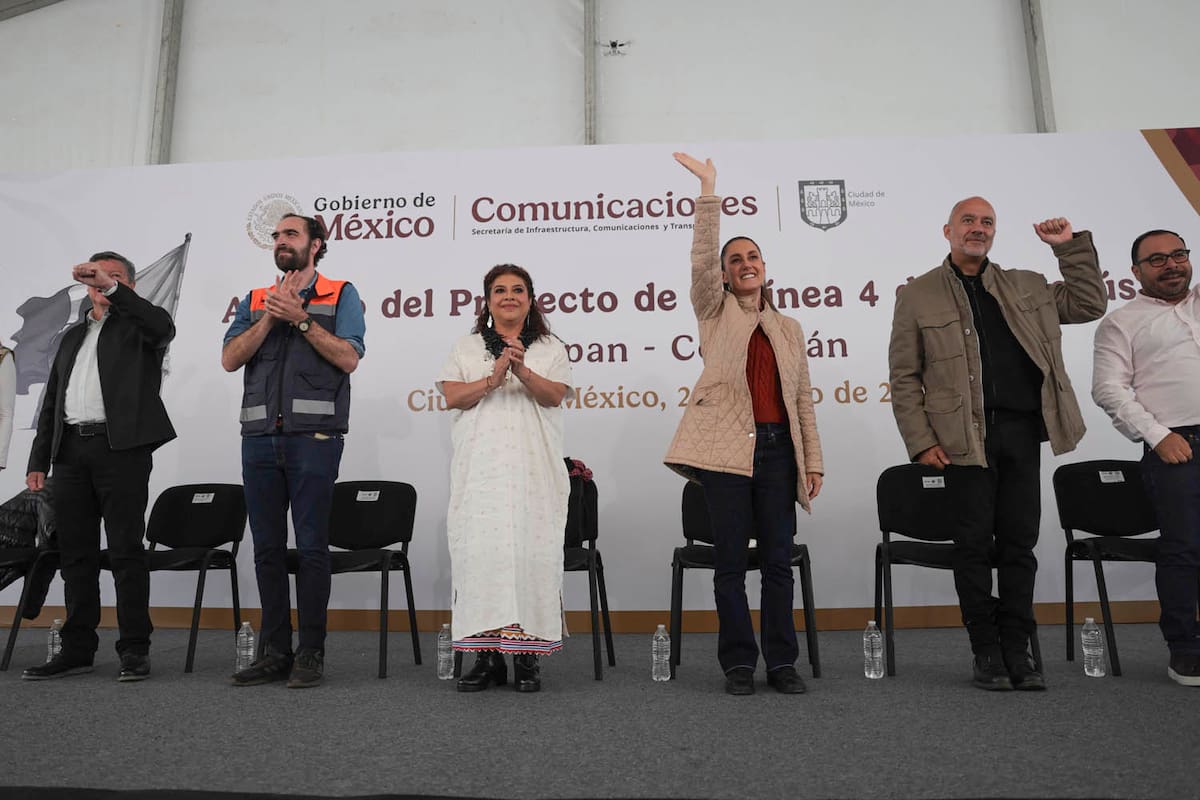 La presidenta Claudia Sheinbaum presentó en Tlalpan la Línea 4 del Cablebús, una obra de 11.3 kilómetros que unirá Ciudad Universitaria con Pedregal de San Nicolás. | Foto: Gabriel Monroy /Presidencia