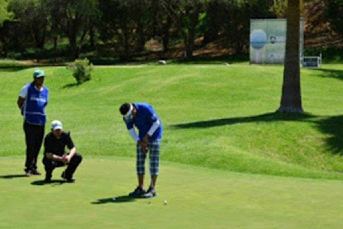 Golfista mexicano débil visual busca trascender en Mundial