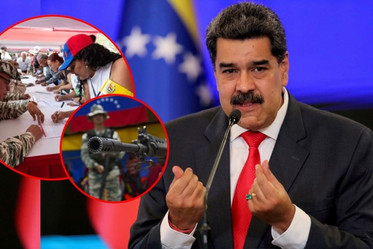 Maduro aseguró que el pueblo “acudió masivamente” a las jornadas de inscripción a la Milicia Bolivariana, sin revelar cifras oficiales; adversarios denuncian plazas vacías y presiones