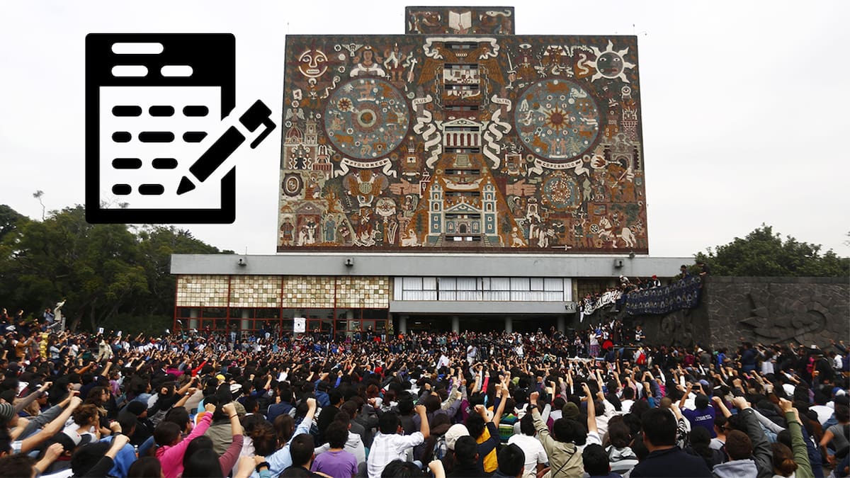 La UNAM aplicará un examen de control presencial para confirmar los resultados del proceso de admisión 2026 tras detectar irregularidades durante la evaluación original. (REUTERS/Canva)