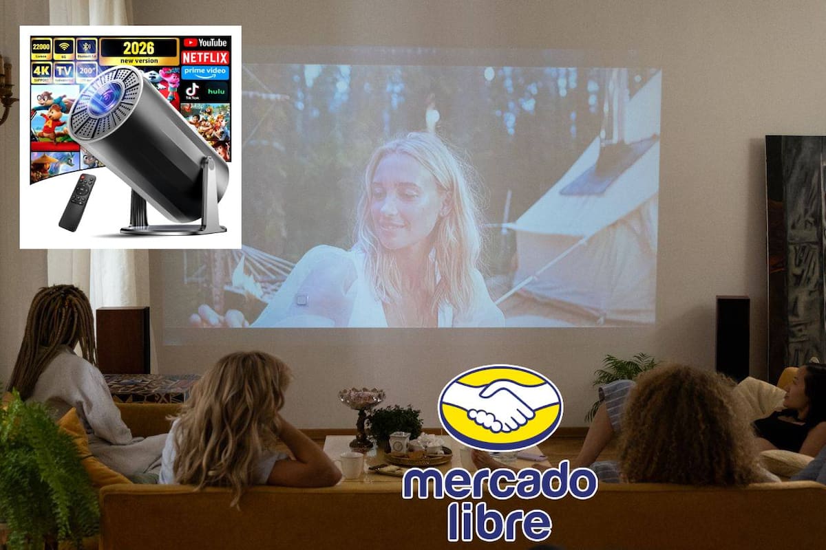 Oferta de Mercado Libre reduce el precio de proyector profesional de hasta 200 pulgadas en casi 60%
