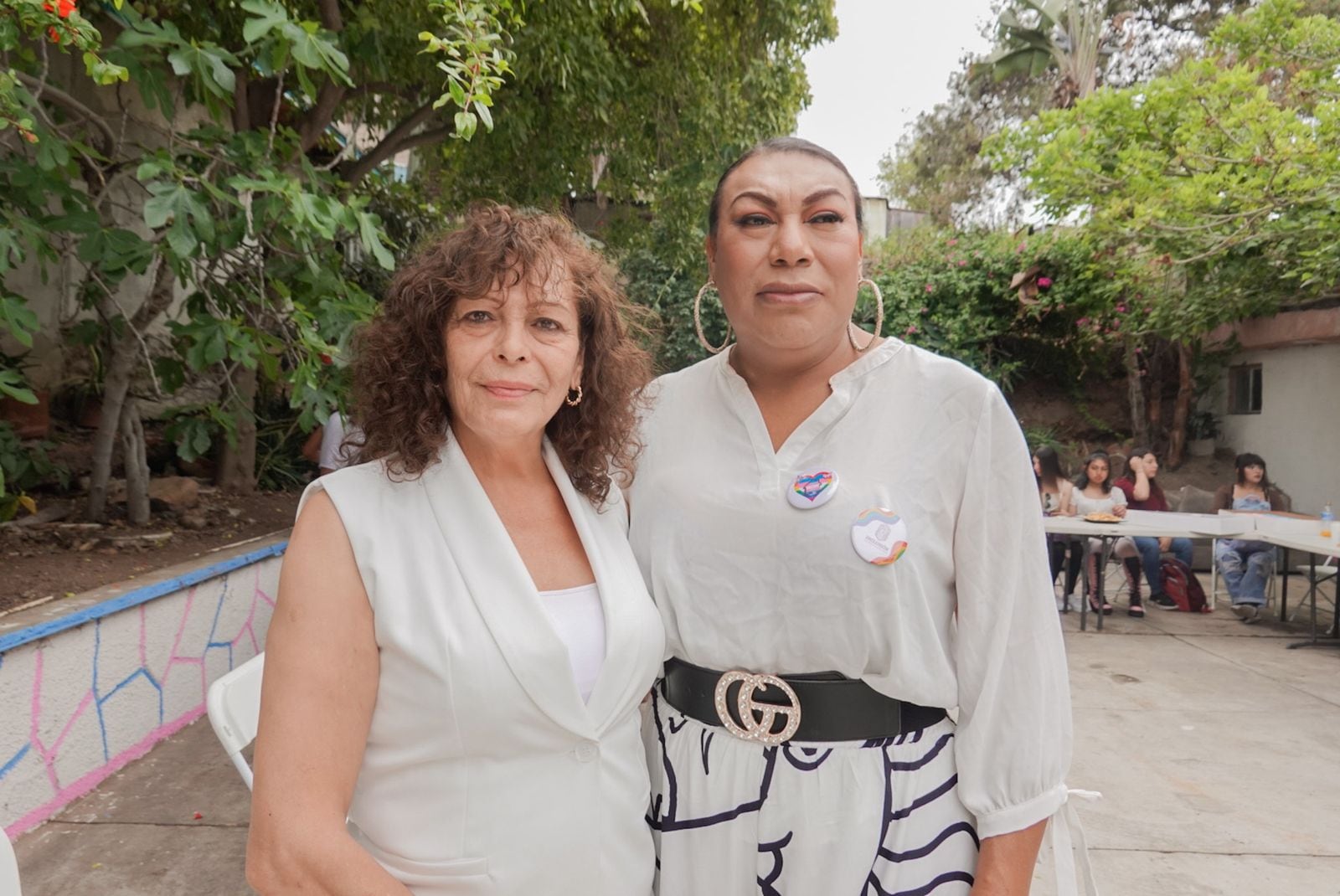 En la colonia Morelos de Tijuana fue inaugurado un espacio de apoyo para personas trans de la tercera edad, donde reciben acompañamiento y participan en actividades comunitarias. Foto: Border Zoom