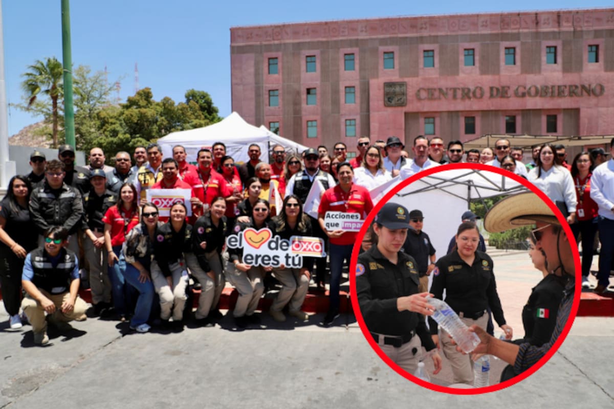 Reparten más de 83 mil litros de agua en Sonora para enfrentar ola de calor