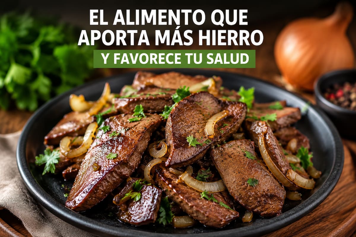 El alimento que aporta más hierro de forma natural y que puede ayudarte a combatir el cansancio