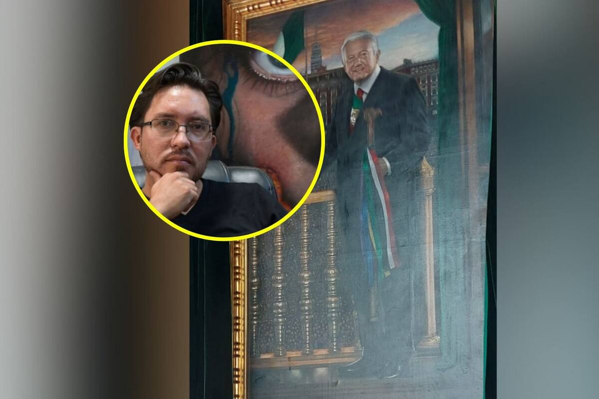 Quién es, Jorge Ermilo Espinosa, el pintor que realizó retrato oficial de AMLO para la galería de los presidentes en Palacio Nacional