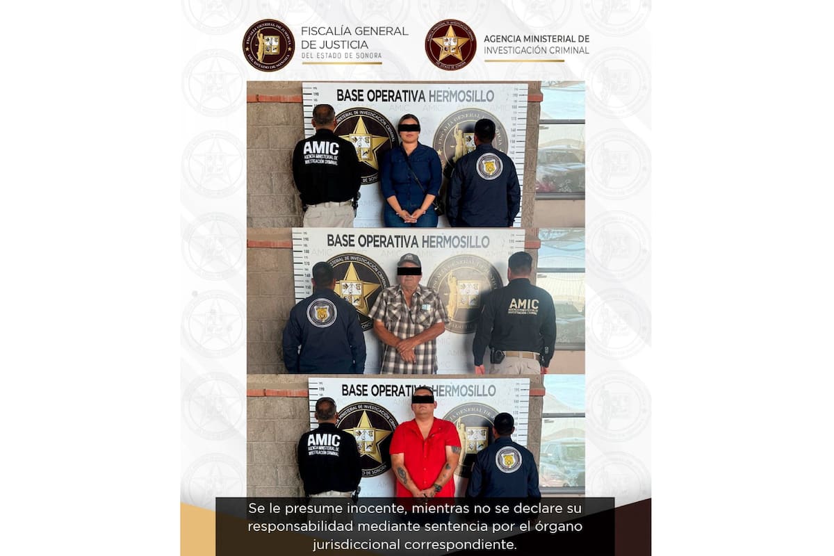 Capturan en Sonora a tres personas por fraude y los entregan con autoridades de Nayarit