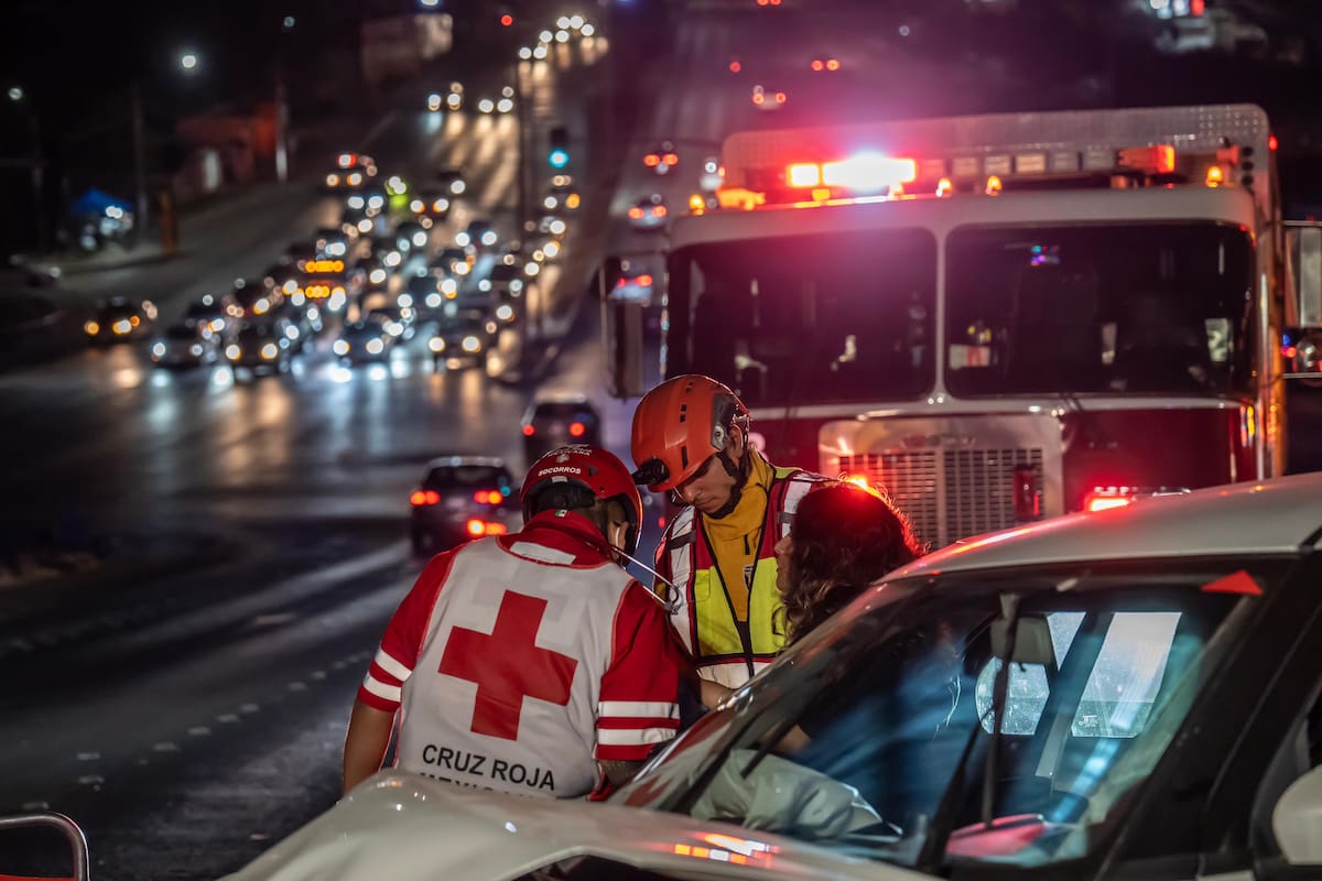 El accidente ocurrió a la altura de la calle De las Aguas, en el fraccionamiento Villa Fontana. Foto: Cortesía