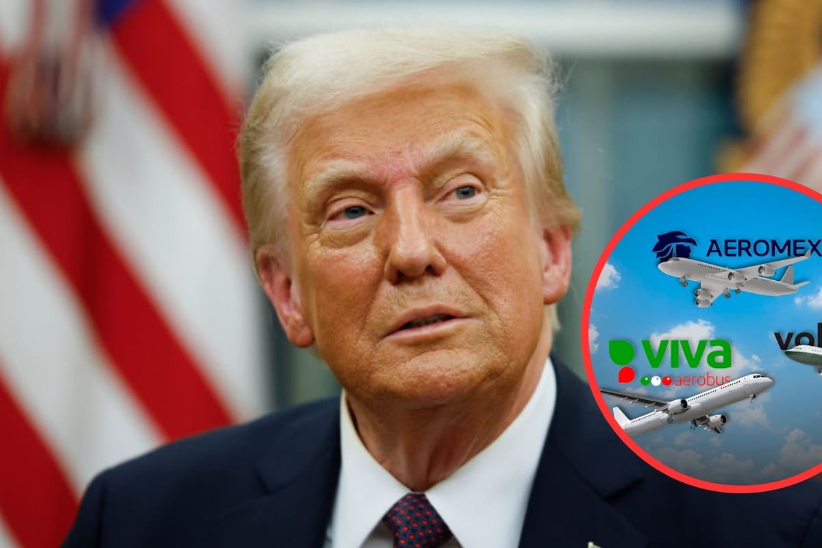 El regreso de Donald Trump a la Casa Blanca comienza a afectar el mercado aéreo entre México y Estados Unidos: caen 98 mil pasajeros en 2025