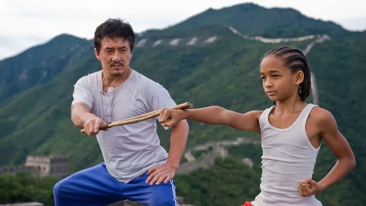Jackie Chan y Jaden Smith en 'The Karate Kid' (2010)