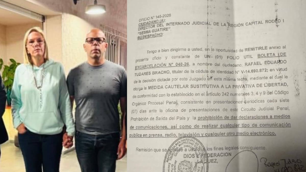 Excarcelan en Venezuela a Rafael Tudares, yerno de Edmundo González, tras más de un año detenido