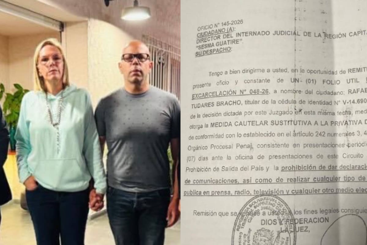 Excarcelan en Venezuela a Rafael Tudares, yerno de Edmundo González, tras más de un año detenido
