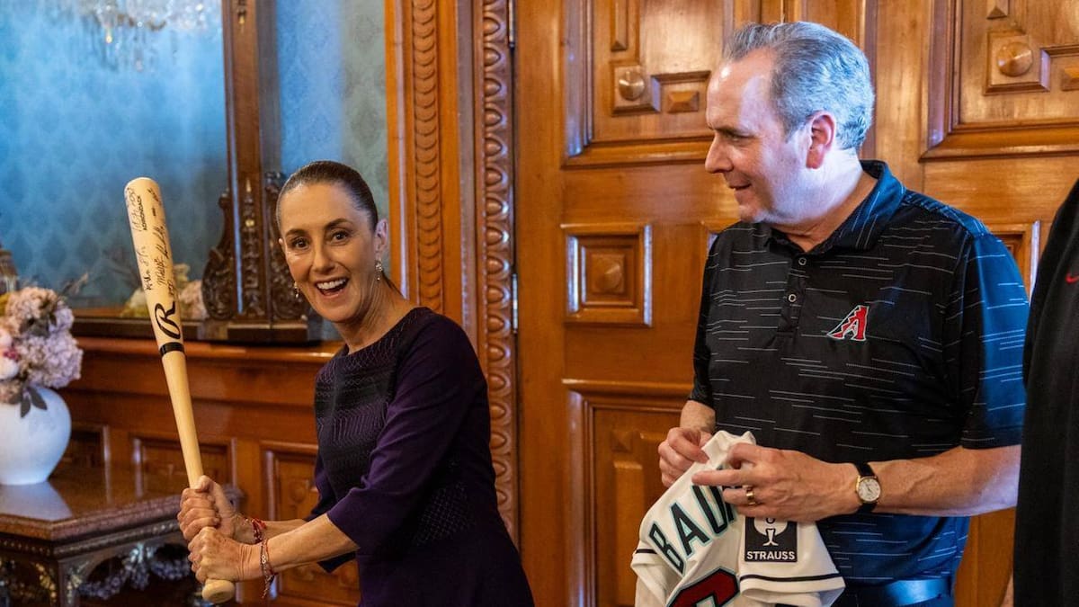 Invita Sheinbaum a Padres y Diamondbacks a juego de Grandes Ligas en CDMX para impulsar el beisbol