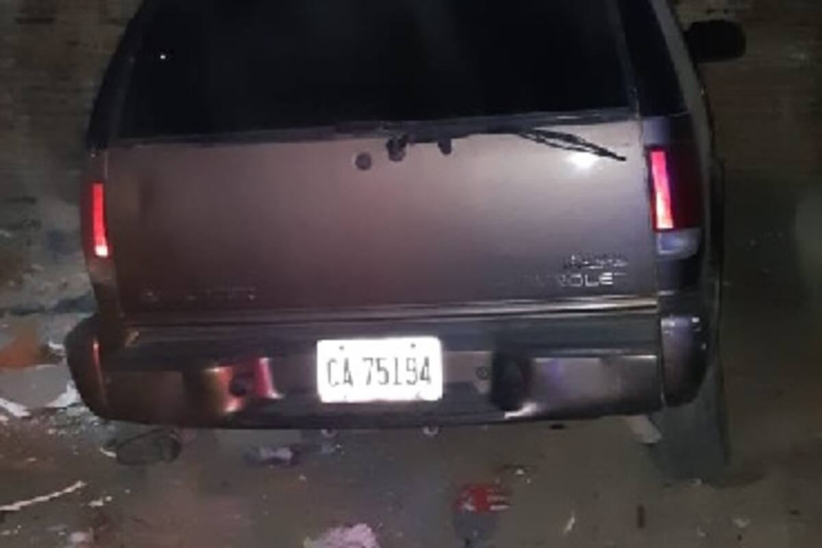 Encuentran camioneta robada en SLRC
