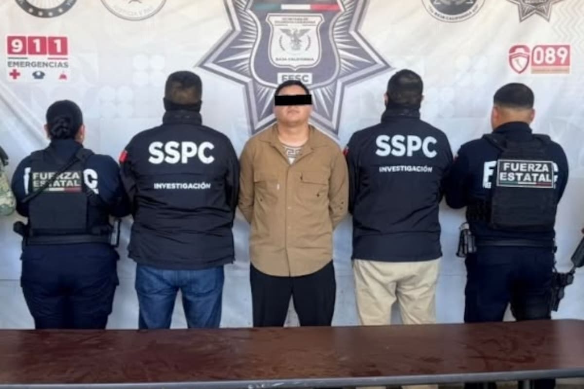 Capturan a presunto integrante de grupo criminal en Mexicali; era buscado por homicidio