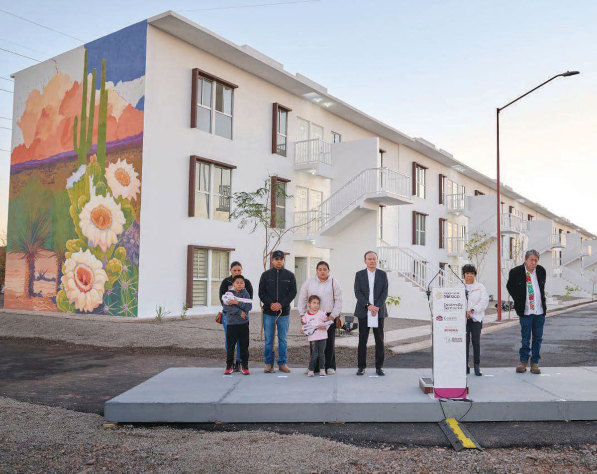 Con Alfonso Durazo y Claudia Sheinbaum, Sonora inicia entrega de casas del Bienestar; amplían meta a 65 mil hogares en el Estado. FOTO: ESPECIAL