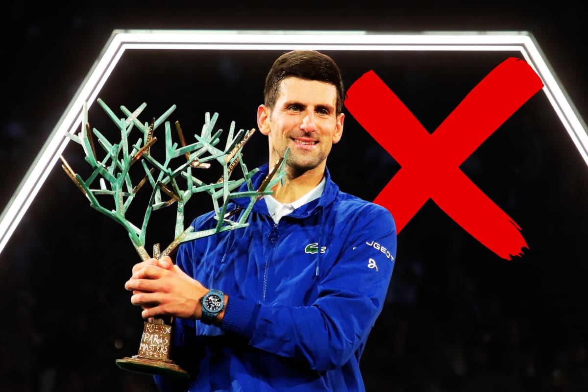 ¿Por qué Novak Djokovic no jugará en el Master 1000 de París?