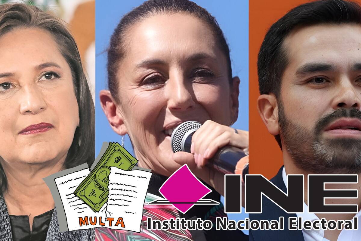 INE multará a Xóchitl, Sheinbaum y Álvarez Maynez por precampañas, ningún candidato se salvó; ¿Qué detectaron?