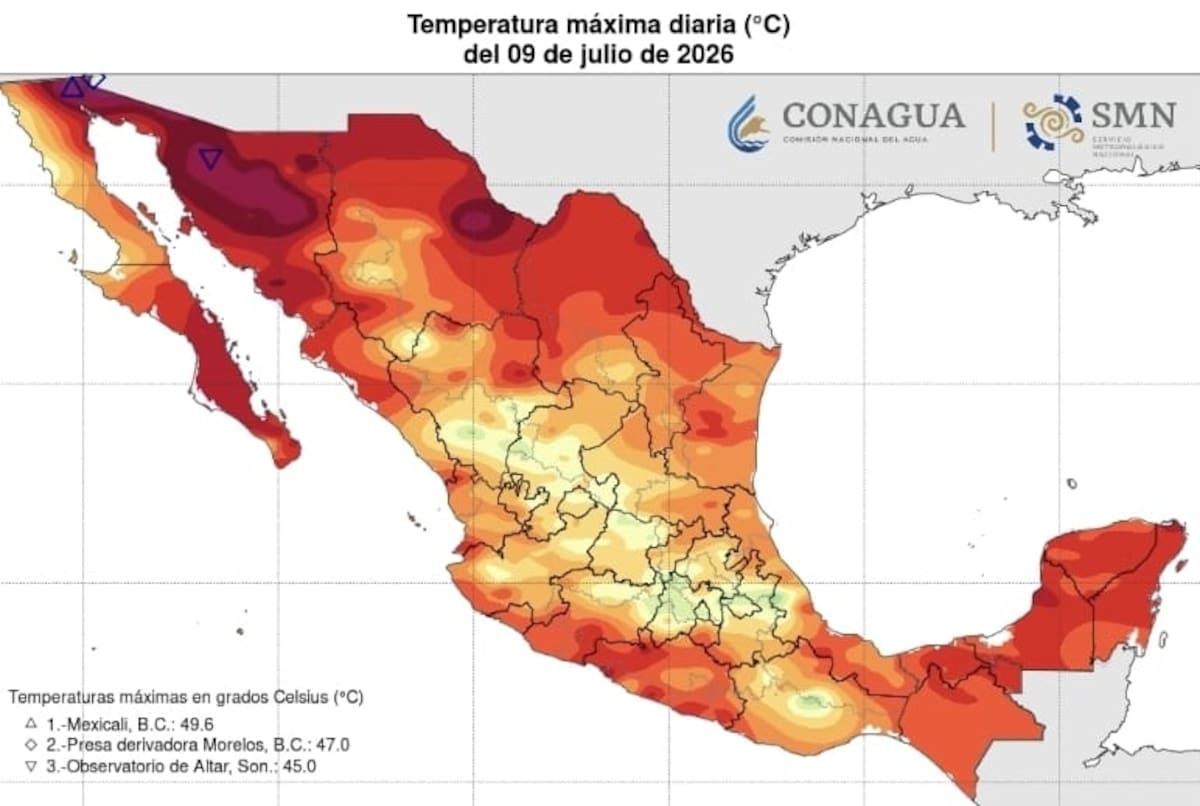 Baja California encabeza el país en defunciones relacionadas con las altas temperaturas, con un saldo de cinco fallecimientos en lo que va de la temporada de calor.│Foto: Cortesía