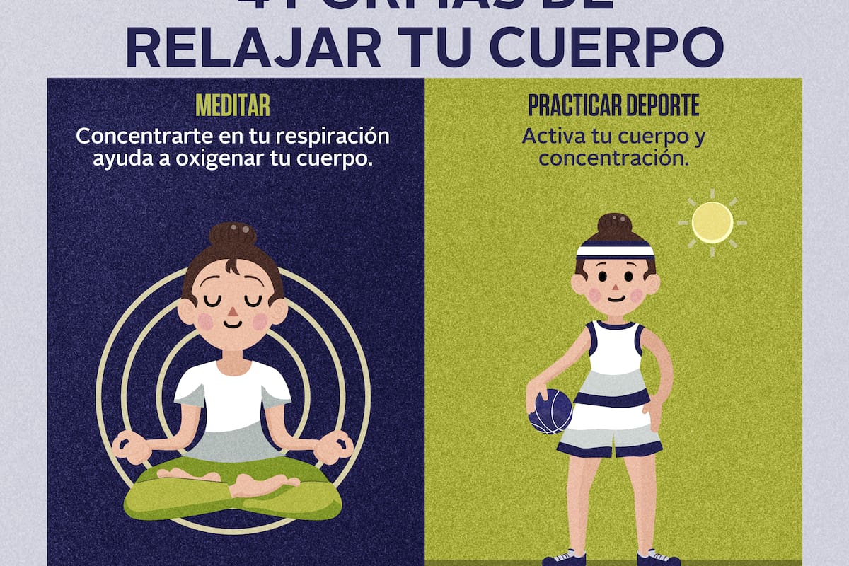 4 formas de relajar tu cuerpo
