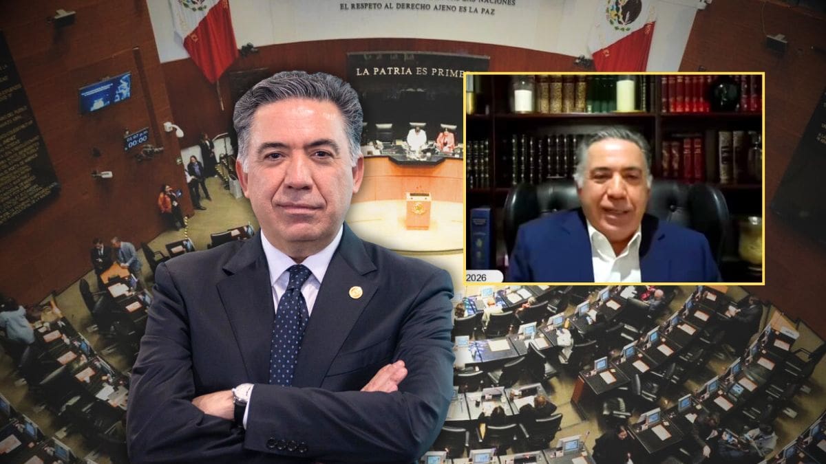 Enrique Inzunza reaparece en sesión del Senado tras señalamientos de EEUU por presuntos nexos con el crimen organizado