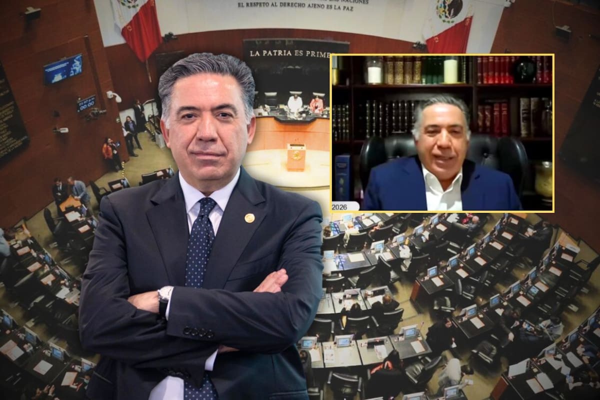 Enrique Inzunza reaparece en sesión del Senado tras señalamientos de EEUU por presuntos nexos con el crimen organizado