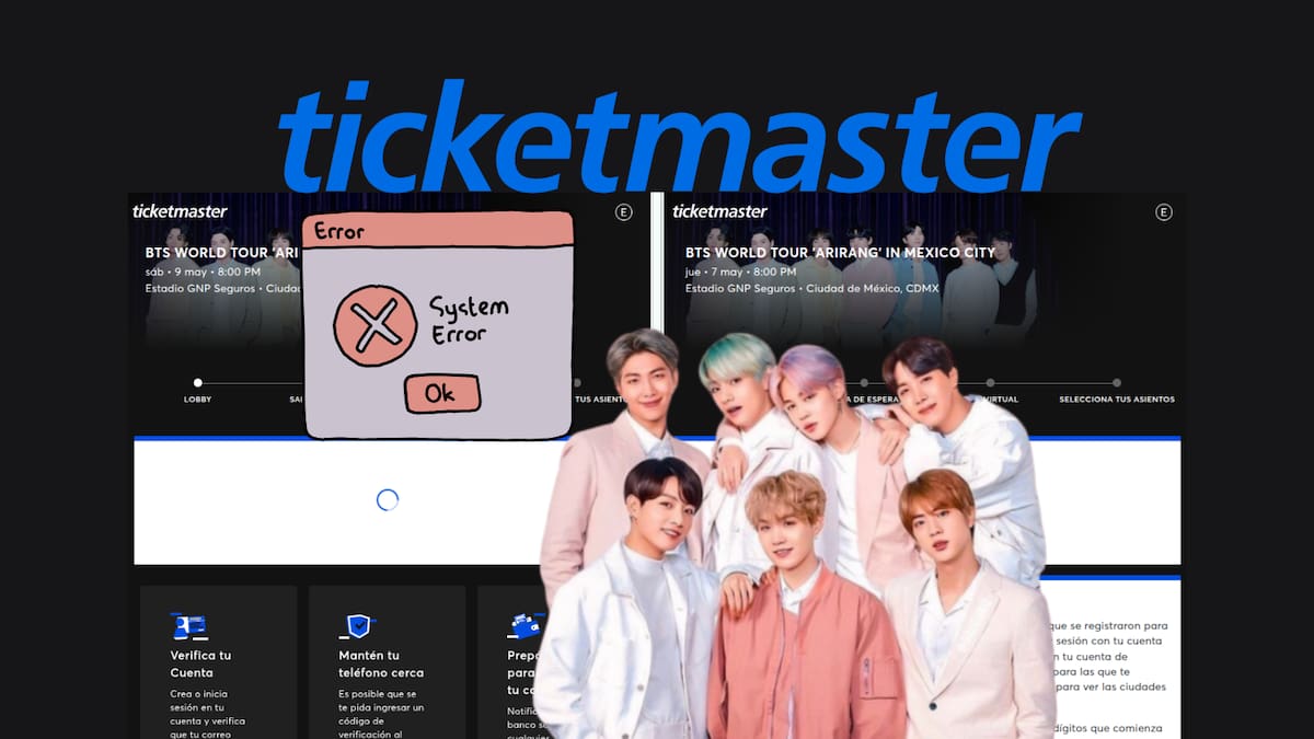 Preventa de BTS inicia con fallas en Ticketmaster: qué pasó con la fila virtual y qué deben hacer los fans hoy