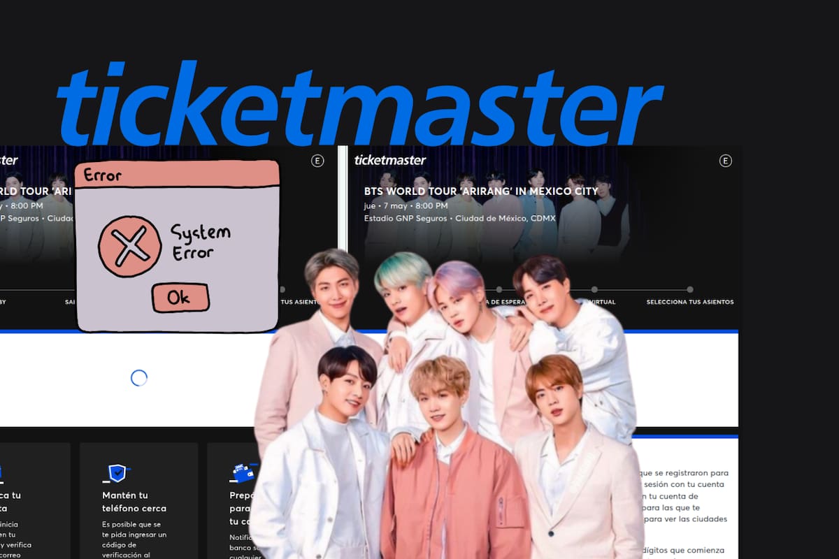 Preventa de BTS inicia con fallas en Ticketmaster: qué pasó con la fila virtual y qué deben hacer los fans hoy