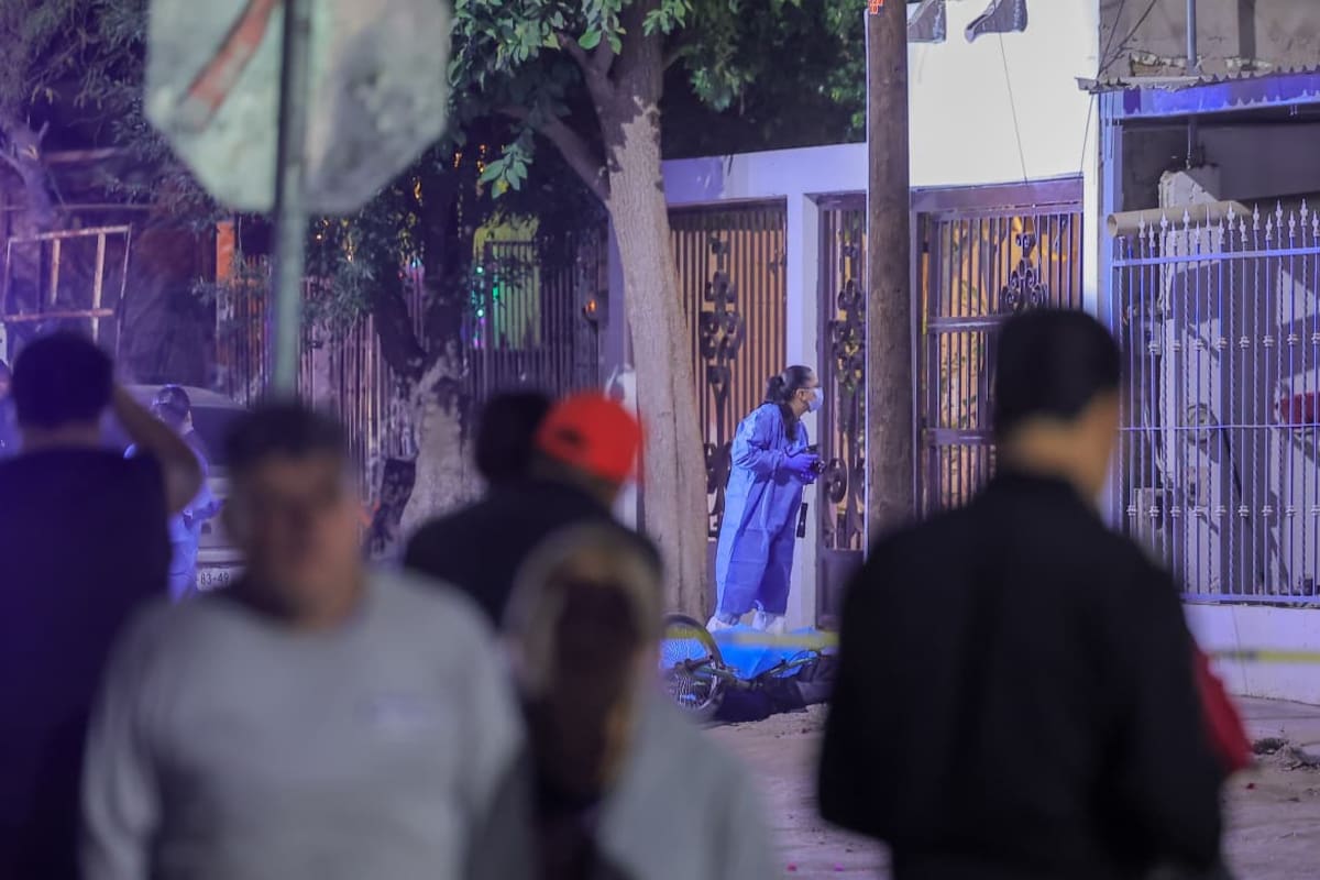 Noche violenta en Hermosillo: ejecutan a dos hombres en bicicleta en distintas colonias de la ciudad