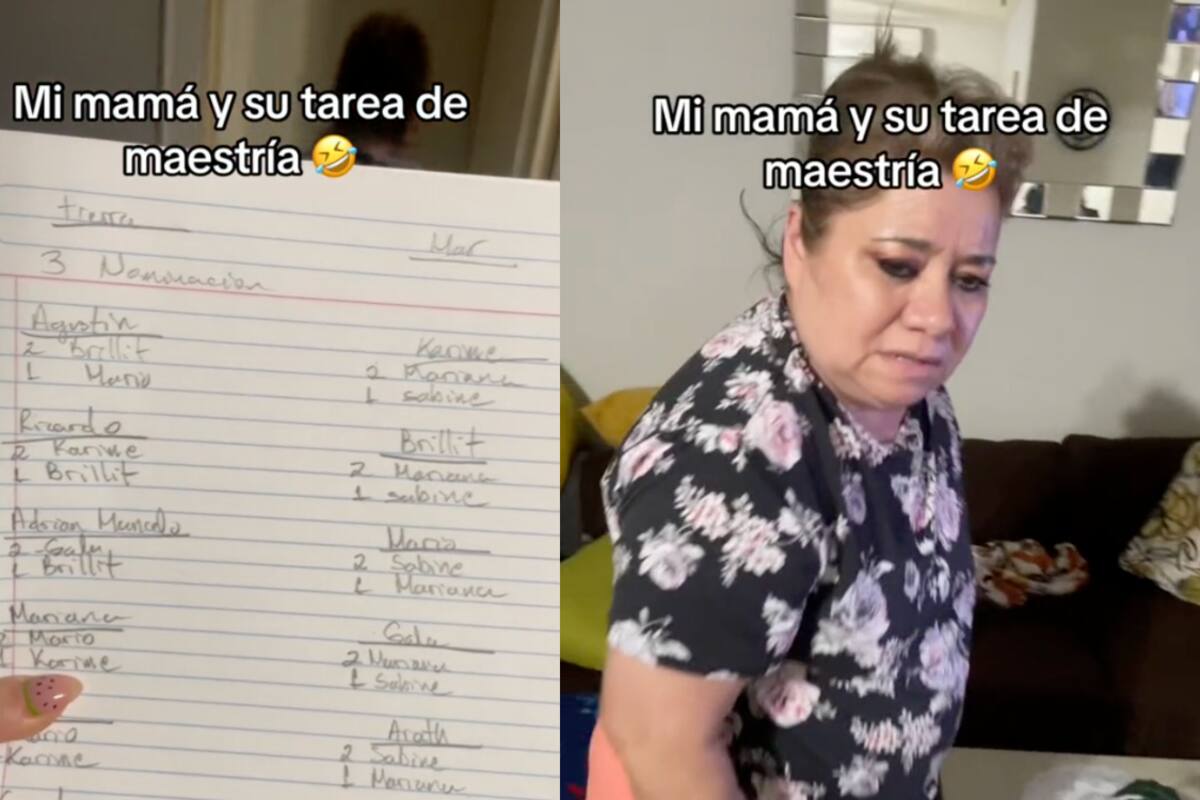 Mujer no hace su tarea de la maestría para hacer una lista con los puntos de nominación de ‘La Casa de los Famosos México’