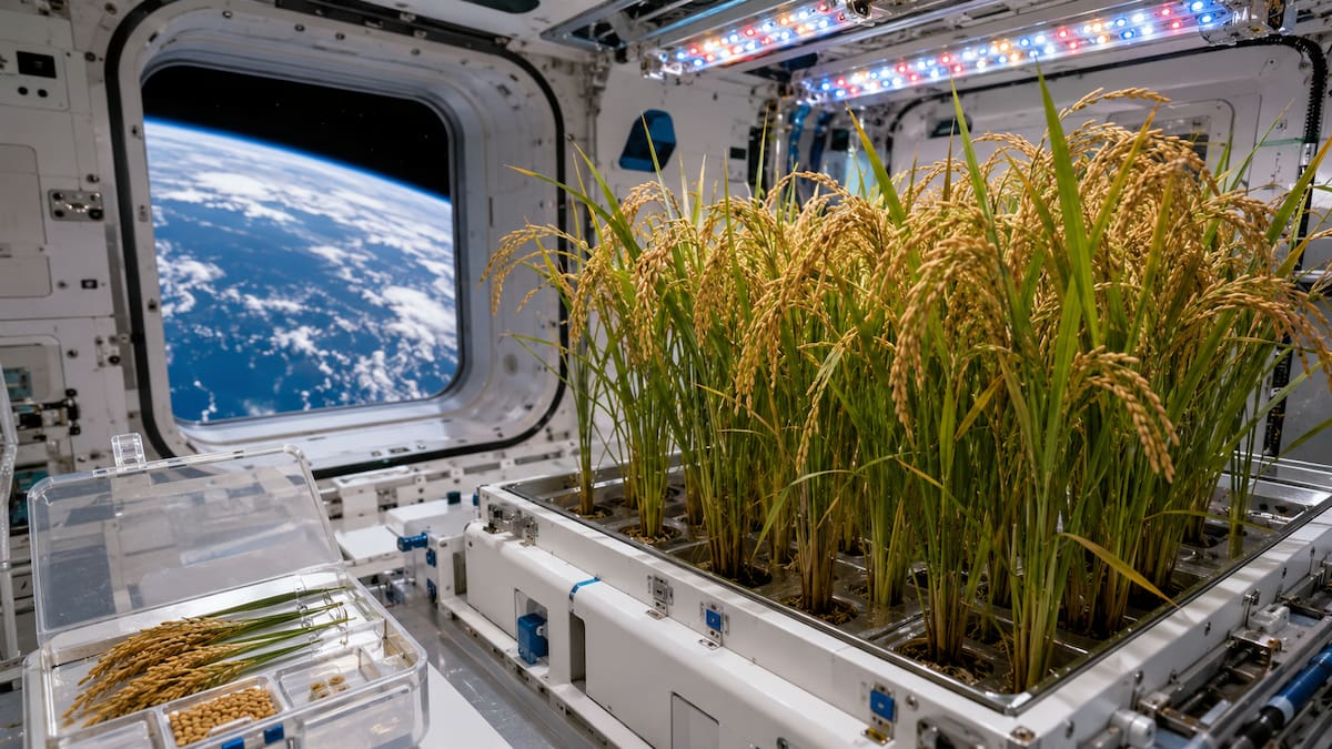 China cosecha arroz en el espacio por primera vez a partir de semillas cultivadas en órbita y estudia si será posible producir alimentos para futuras misiones lejos de la Tierra