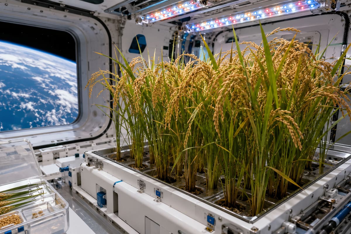 China cosecha arroz en el espacio por primera vez a partir de semillas cultivadas en órbita y estudia si será posible producir alimentos para futuras misiones lejos de la Tierra
