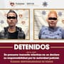 Detienen a dos personas armadas con droga en Sánchez Taboada; uno era buscado por homicidio