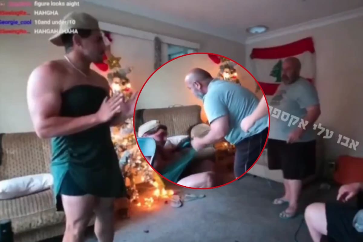 Padre golpea a su hijo streamer en plena transmisión en vivo tras verlo con un vestido