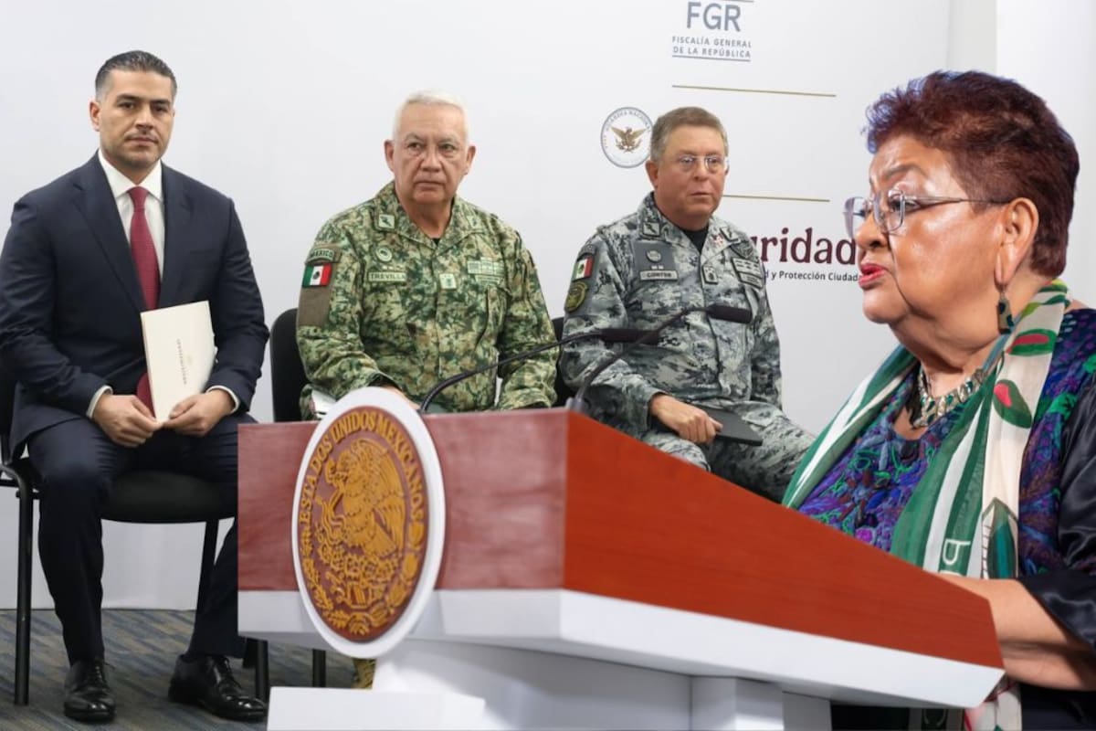 Omar García Harfuch asegura que la llegada de Ernestina Godoy a la FGR fortalecerá la coordinación en seguridad