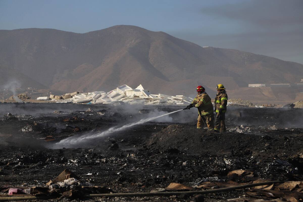 Recicladora causa incendio en colonia El Realito