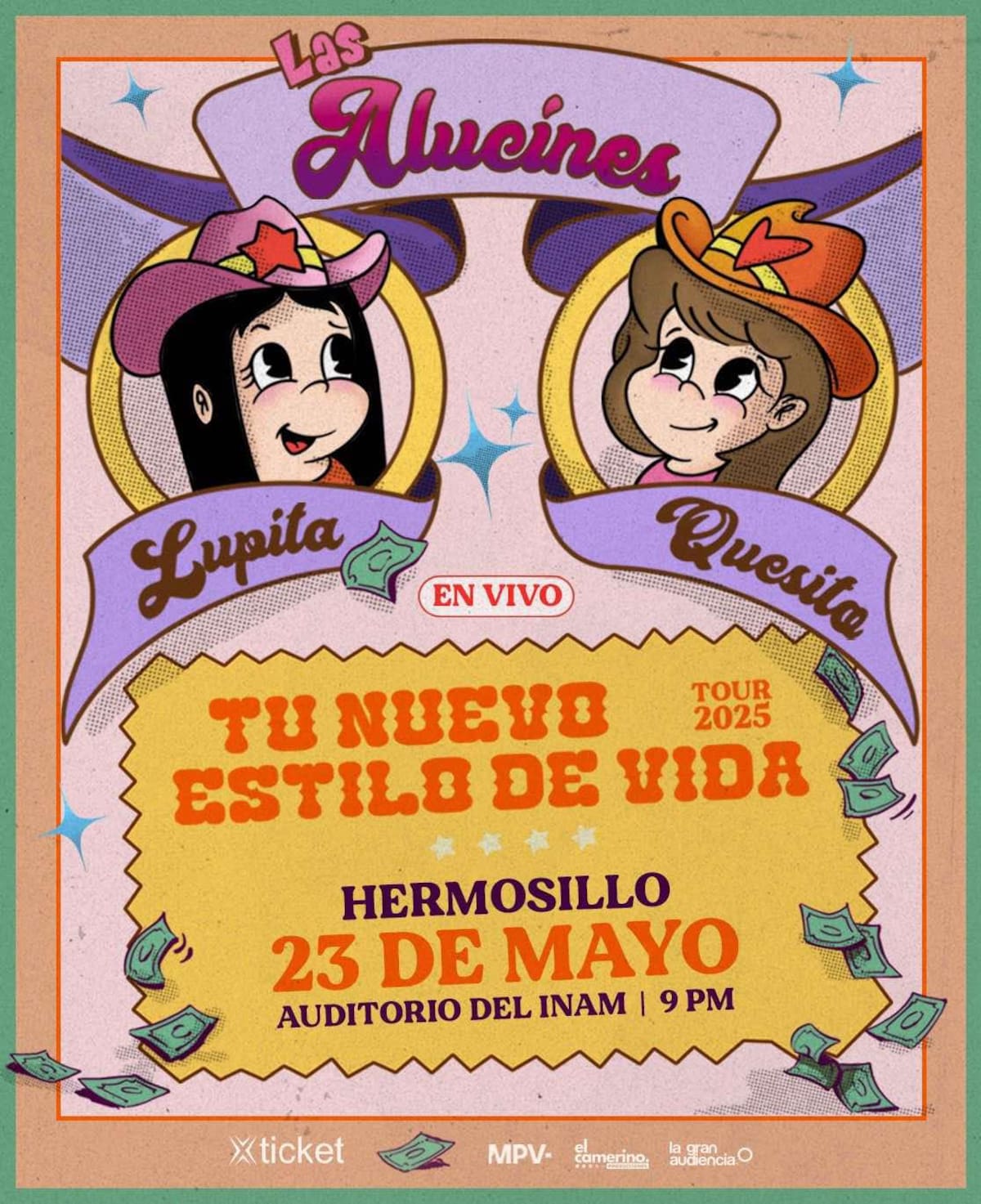 Las Alucines anuncian “Tu nuevo estilo de vida” Tour 2025 en Hermosillo.