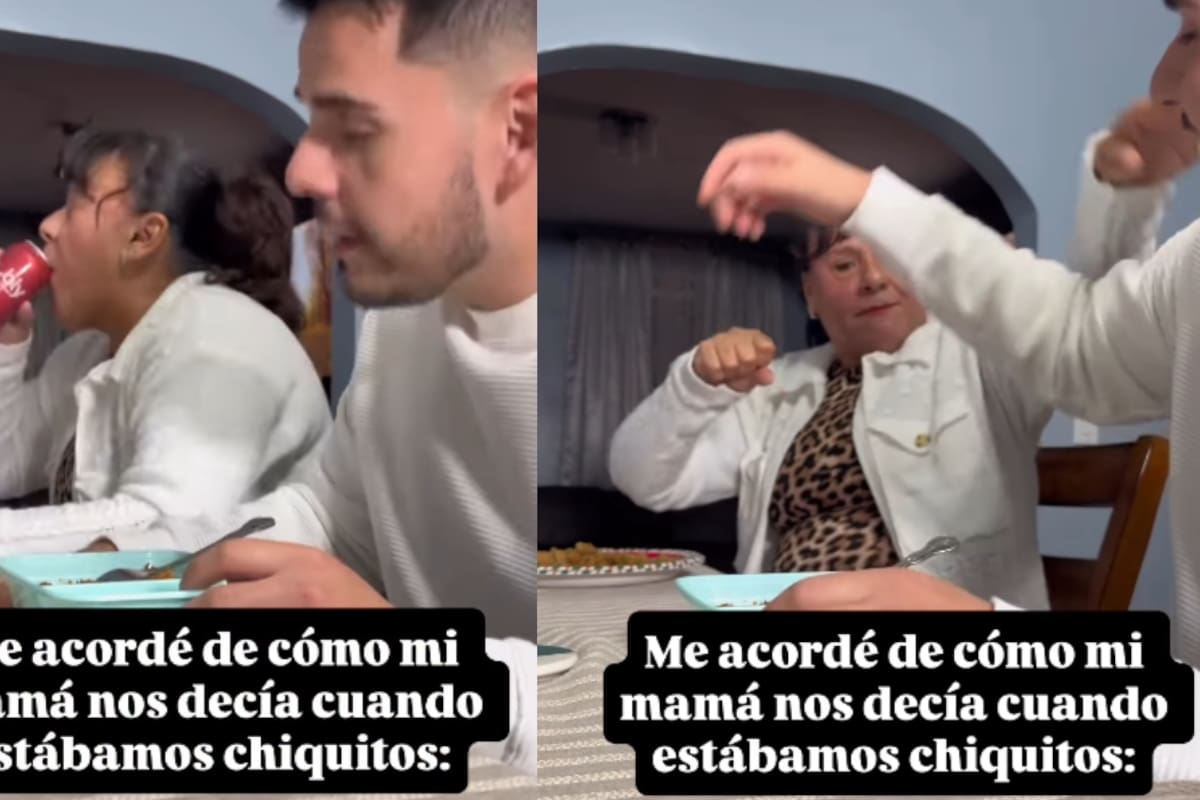 “Casi haces que se ahogue con la soda”: Joven le juega una broma a su mamá imitando un regaño; la asusta y terminan haciéndose virales