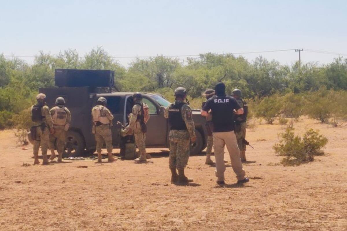 Confiscan “monstruo” de blindaje artesanal y armamento en Caborca